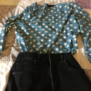 ModCloth Peaches and Cream top 3/4 sleeves